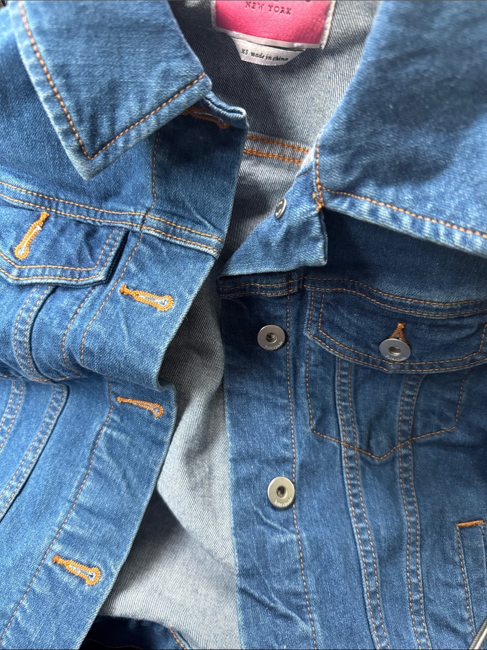 kate spade Dark Blue Denim Jean Jacket - Picture 2 of 2